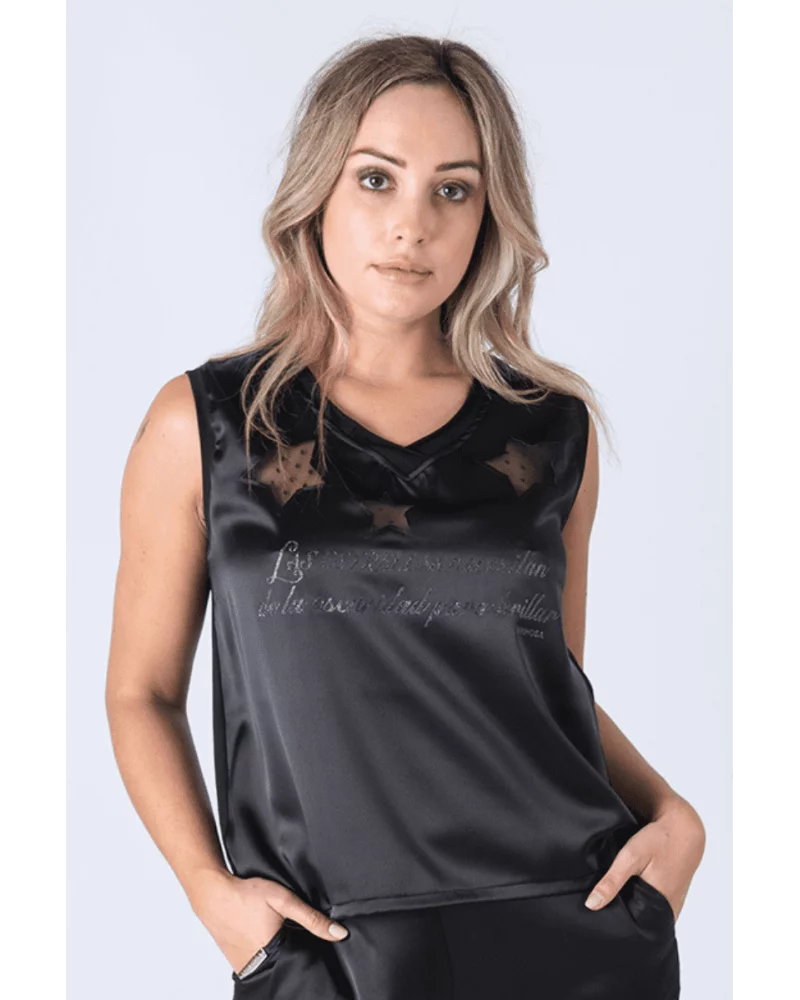 Camiseta Satinada Estrellas Animosa Esenziashopping Zaragoza