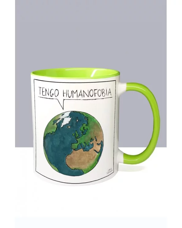 Taza Verde Humanofobia Lord Turner Esenziashopping Zaragoza