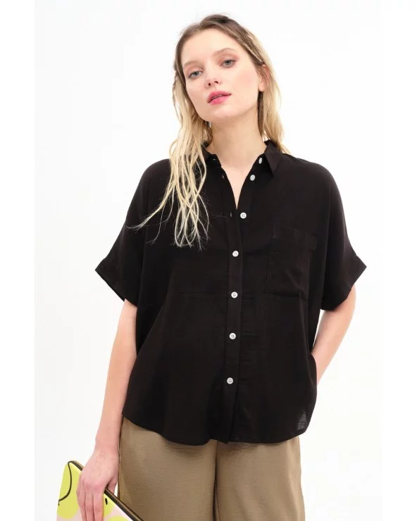 Camisa Sandal Negro Béhulah Esenziashopping Zaragoza