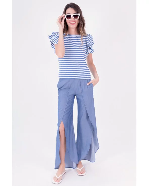 Pantalón Nico Azul total look Lylu Wear Esenziashopping Zaragoza