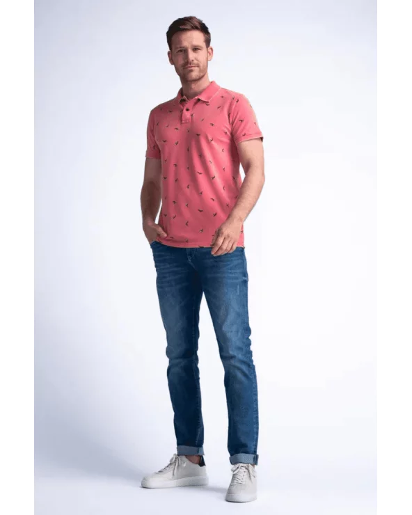 Polo Coral Estampado Integral total look Petrol Esenziashopping Zaragoza