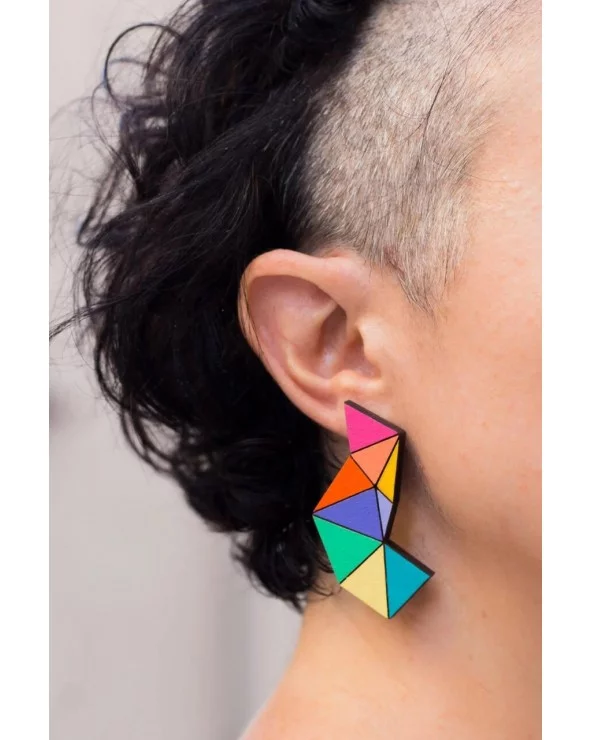 Pendientes Hiruki Arcoiris probado Tikismikis Esenziashopping Zaragoza