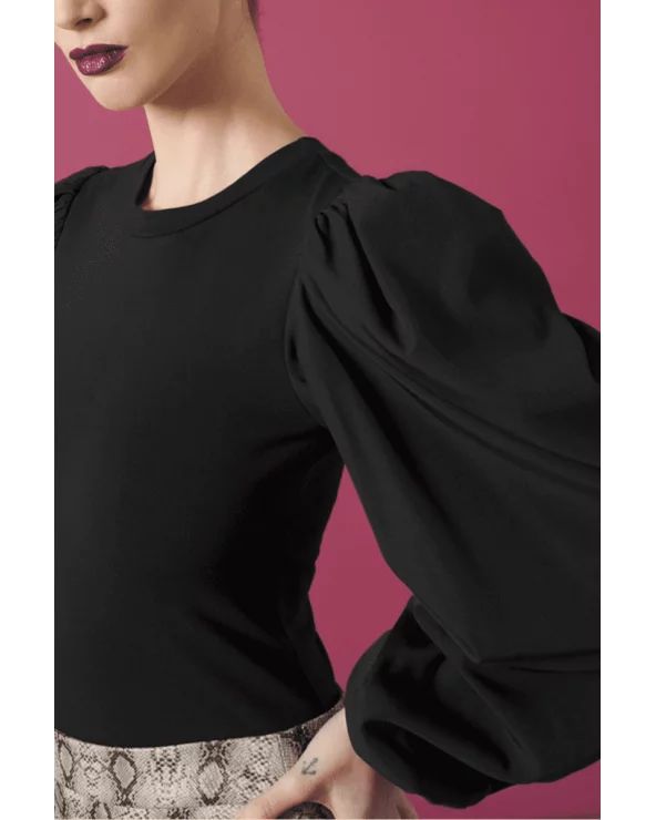 Top Manya Black detalle Minueto Esenziashopping Zaragoza