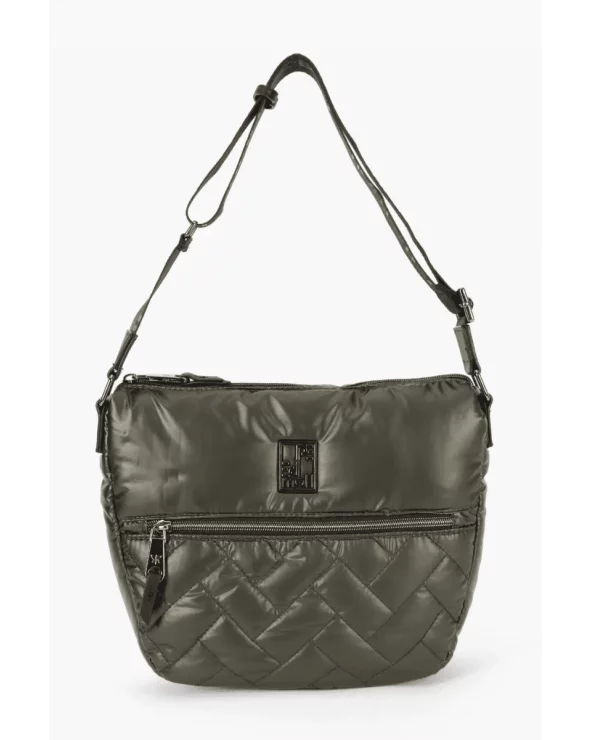 Bolso Bandolera Grande Acolchado Verde Pepe Moll Esenziashopping Zaragoza