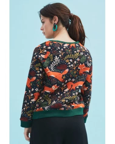 Sudadera Make Foxes Smile espalda Esenziashopping Zaragoza