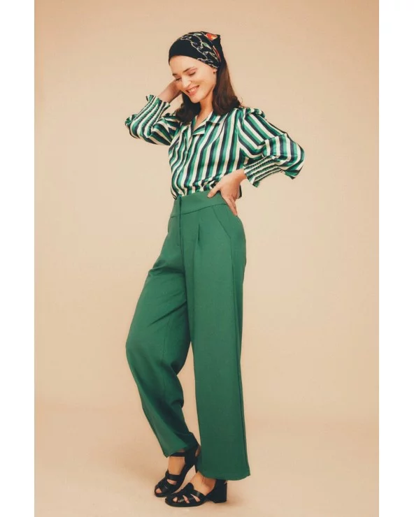 Pantalón Tritón Verde Smile total look Esenziashopping Zaragoza