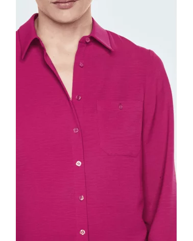 Blusa Bolsillo Fucsia Merletti detalle Esenziashopping Zaragoza