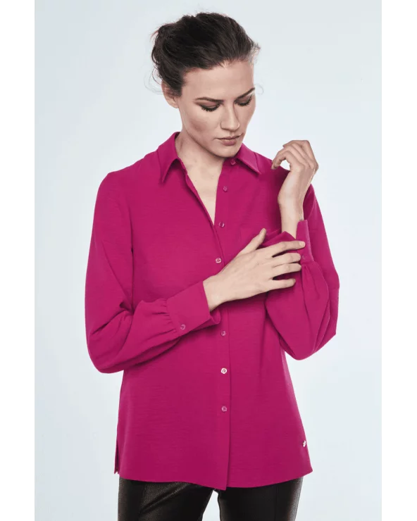 Blusa Bolsillo Fucsia Merletti Esenziashopping Zaragoza