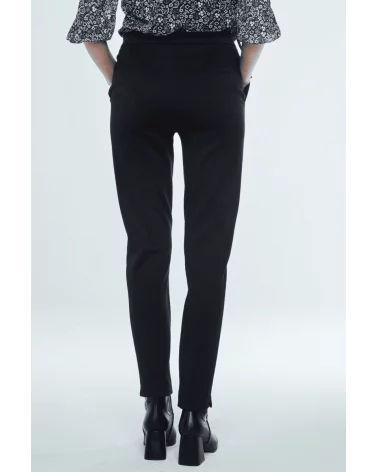 Pantalón Liso Negro Merletti espalda Esenziashopping Zaragoza